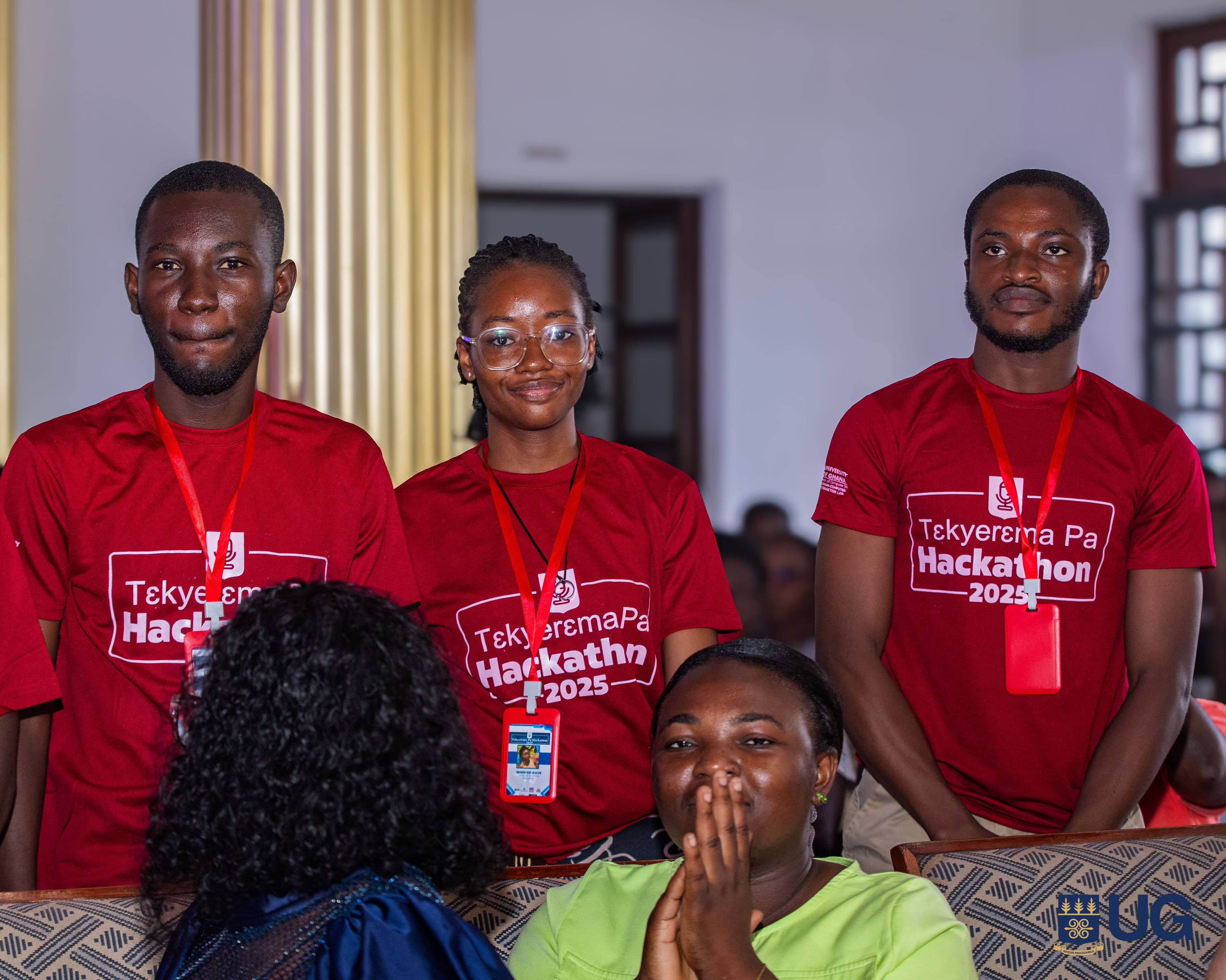 A moment from the 2025 Tɛkyerɛma Pa Hackathon